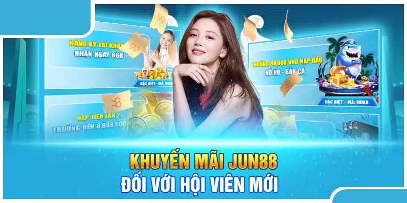 Khuyến mãi tại Jun88 chào đón thành viên mới