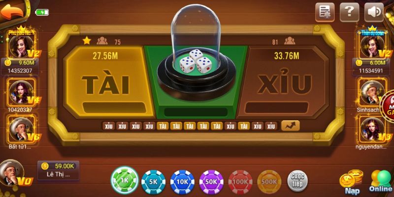 Trải nghiệm chơi game tài xỉu với hình thức trực tuyến tiện ích