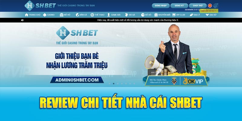 Review chi tiết nhà cái Shbet