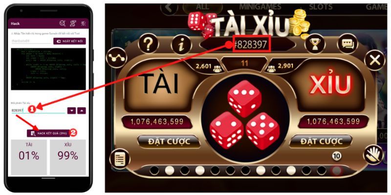 Sử dụng tool tài xỉu trên điện thoại cực đơn giản